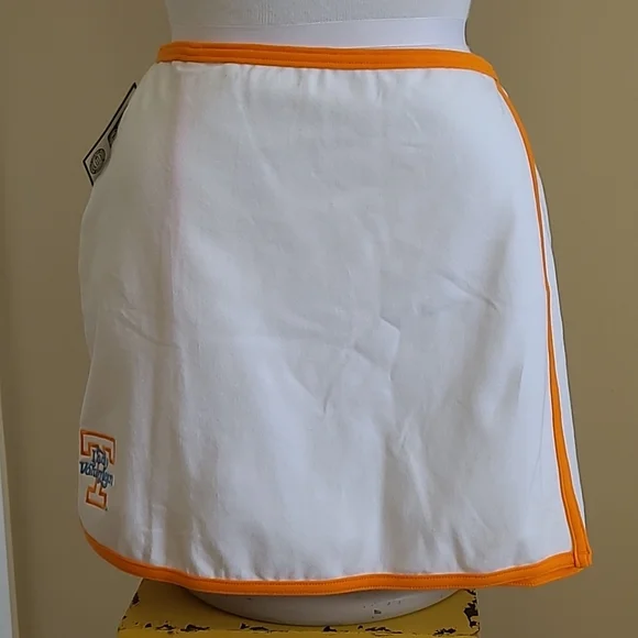 RARE Vintage Tennessee Lady Vols NEW Adidas UT Tennis Skirt Orange White Logo XL - Picture 5 of 13